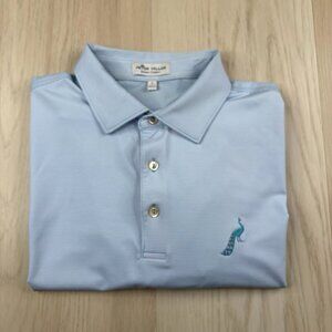 Peter Millar Summer Comfort Striped Polo Shirt Men’s Size L Large Multicolor